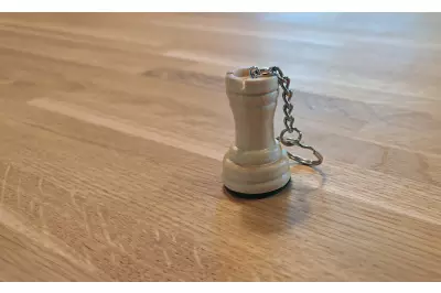 Brelok biała wieża